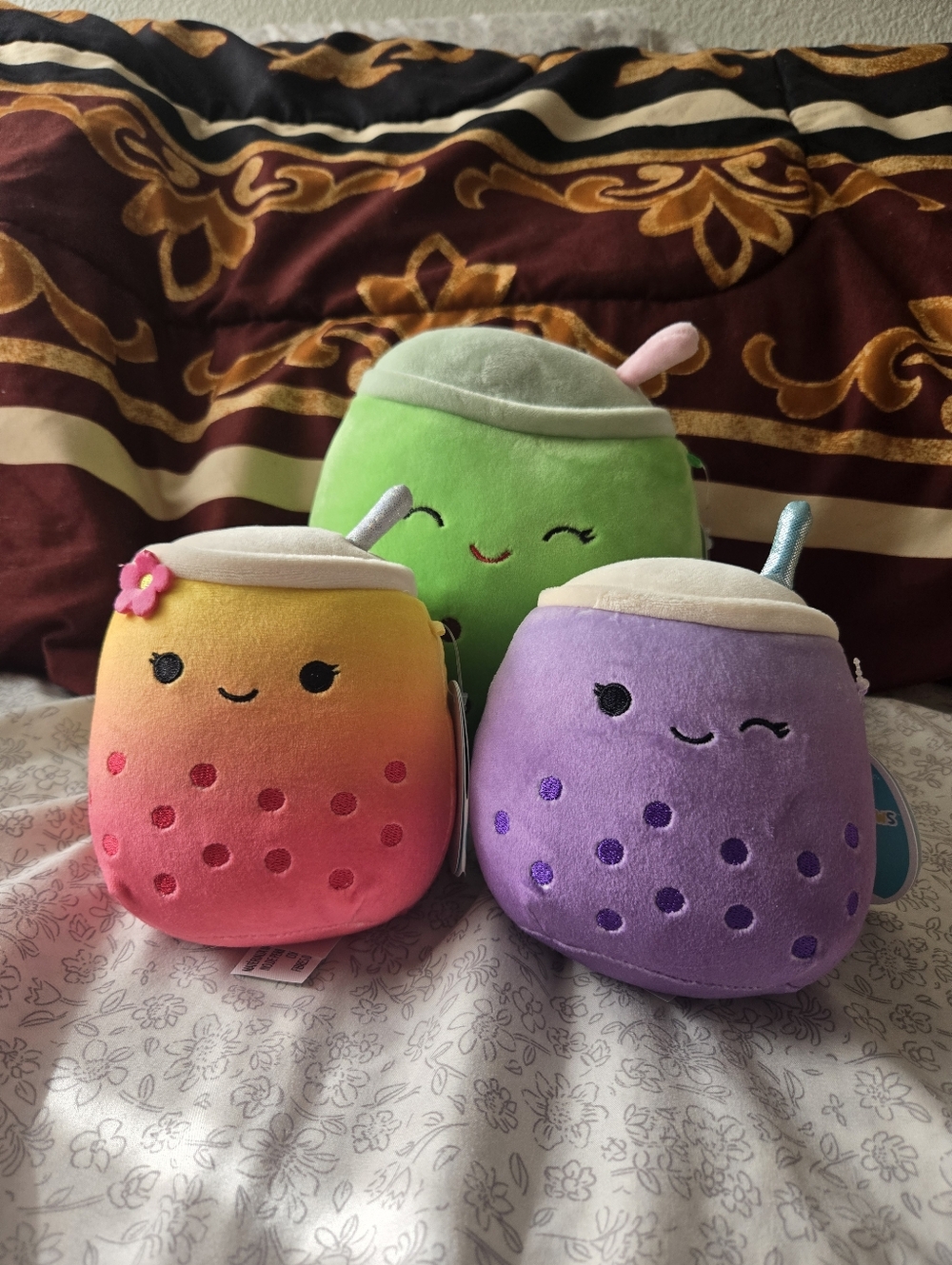 🆕️Boba Squishmallow Set Of 3!